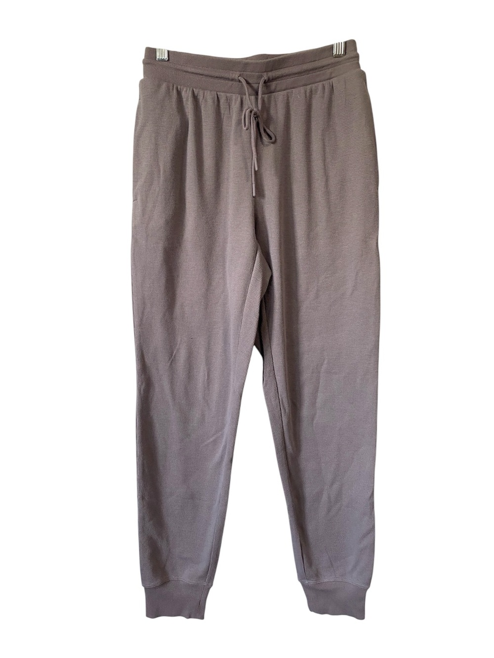 Aritzia Sunday Best baby waffle jogger pants in Taupe Small